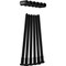 Ekena Millwork Premium 1 1/4" Barn Door Flat Track Extension Hardware for 1 3/8" Door, Matte Black GB60013EXXMB - alternate 3